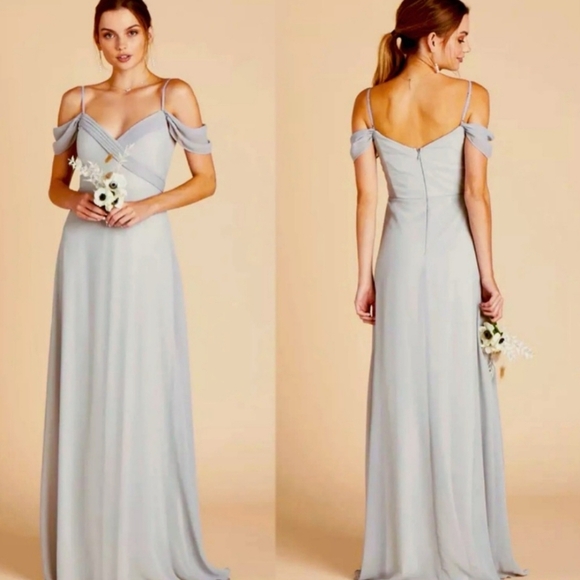 Birdy Grey Spence Convertible Maxi Dress In Dove Grey Size Small - Picture 7 of 8